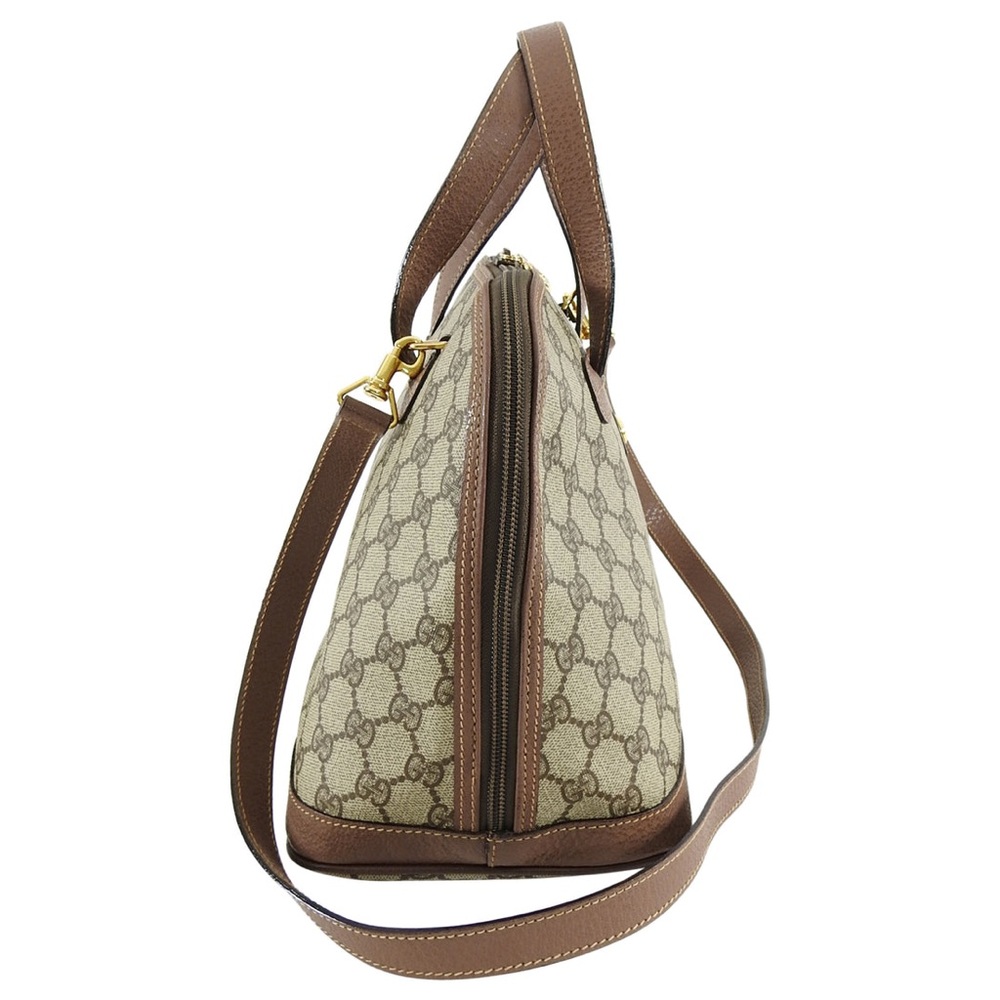 Gucci Vintage GG Supreme Monogram Domed Satchel Bag - Picture 2 of 11